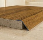 41mm Aluminium Wood Effect Self-Adhesive Door Threshold Ramp - Image 6