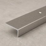 40 x 20mm Aluminium Non-Slip Ribbed Stair Nosing Edge Trim Screw Fix - Image 4