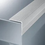 Aluminium Anti-Slip StairNosing 35x35mm Self Adhesive Ribbed Edge Trim - Image 2
