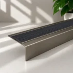 46x30mm Aluminium Stair Nosing Edge Trim With Rubber Insert UK - Image 4