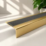 46x30mm Aluminium Stair Nosing Edge Trim With Rubber Insert UK - Image 3