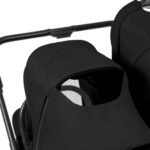 Ickle Bubba Altair Twin 17 Piece Travel System with i-Size Nimbus 180 Spin Car Seats & ISOFIX Bases - Black - Image 3