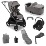 Bugaboo Dragonfly Plus (Cabriofix i-Size) Travel System - Grey Melange