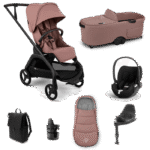 Bugaboo Dragonfly Plus (Cloud T) Travel System - Dusty Pink