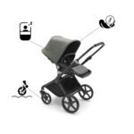 Bugaboo Fox Cub Pebble 360 PRO2 Travel System - Black/Forest Green - Image 20