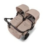 Bugaboo Donkey 6 Twin (Cloud T Plus) Travel System - Desert Taupe/Cozy Beige - Image 9