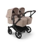 Bugaboo Donkey 6 Twin (Cloud T Plus) Travel System - Desert Taupe/Cozy Beige - Image 6