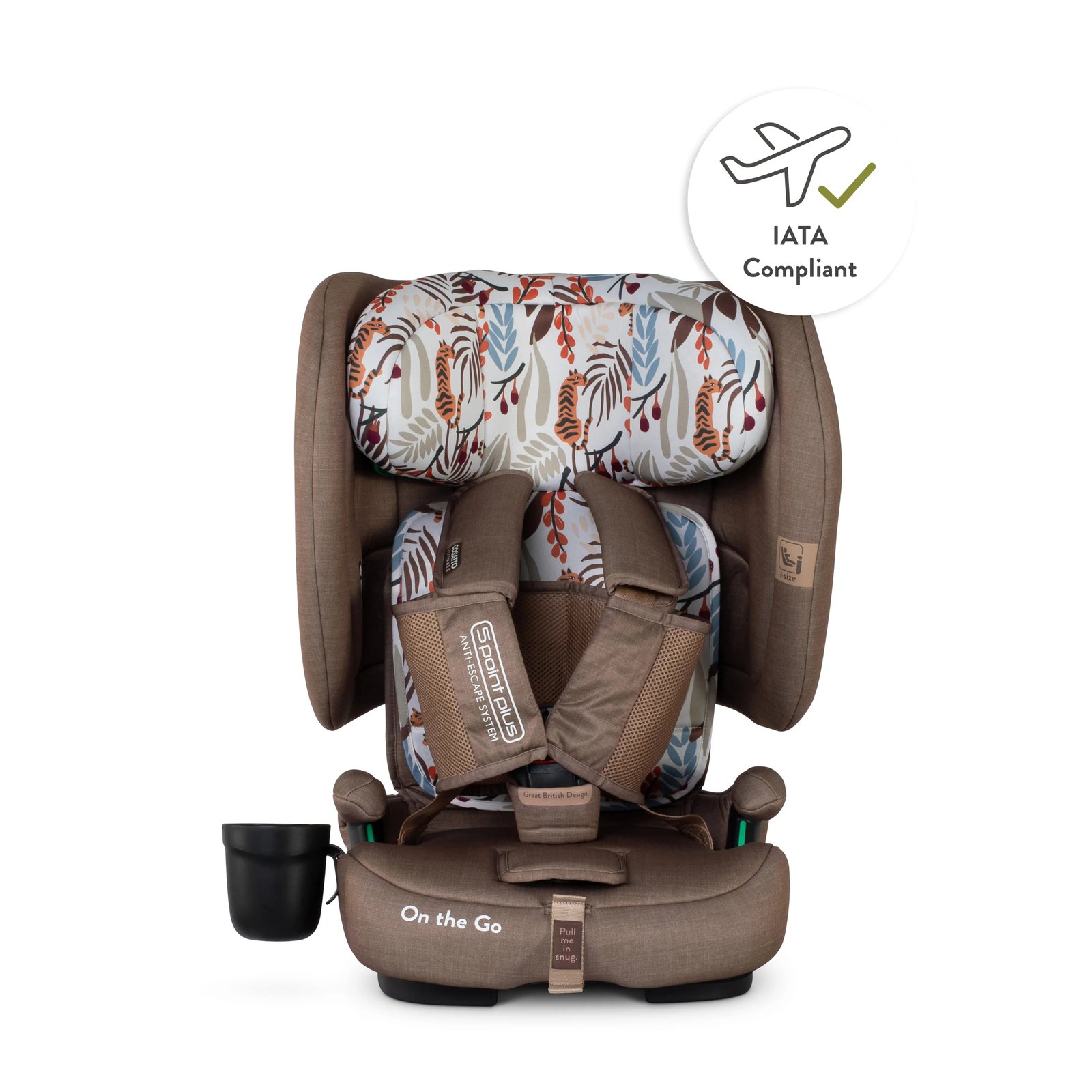 cosatto-car-seat-cosatto-on-the-go-i-size-travel-car-seat-tiger-tale-5021645077214-cosatto-on-the-go-i-size-travel-car-seat-tiger-tale-1260262837 Cosatto On The Go i-Size Travel Car Seat - Tiger Tale - Image 1
