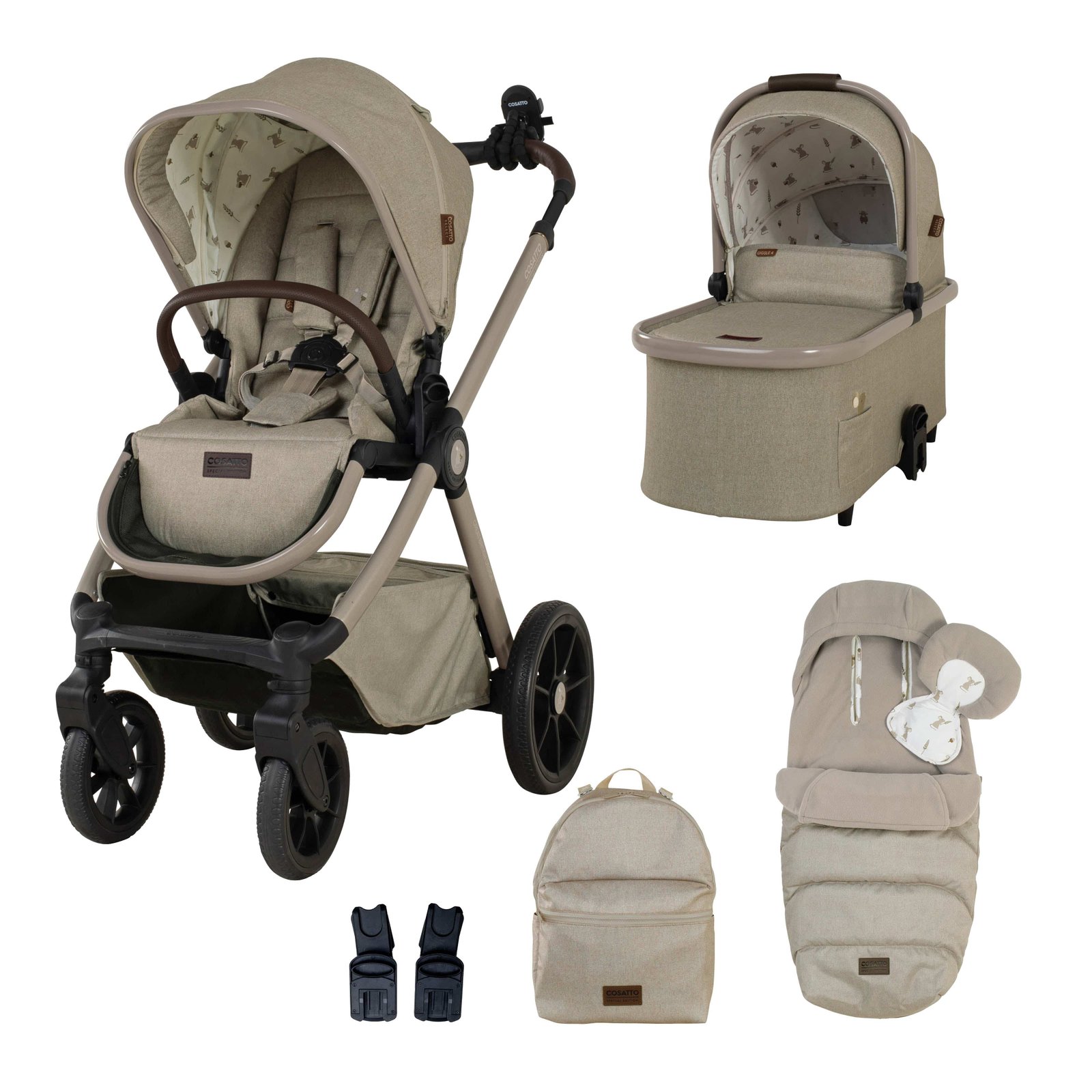 cosatto-prams-pushchairs-cosatto-giggle-4-pram-accessory-bundle-special-edition-hushmouse-5021645076408-cosatto-giggle-4-pram-bundle-hushmouse-special-edition-uk-baby-centre-125409284 Cosatto Giggle 4 Pram & Accessory Bundle - Special Edition, Hushmouse - Image 1