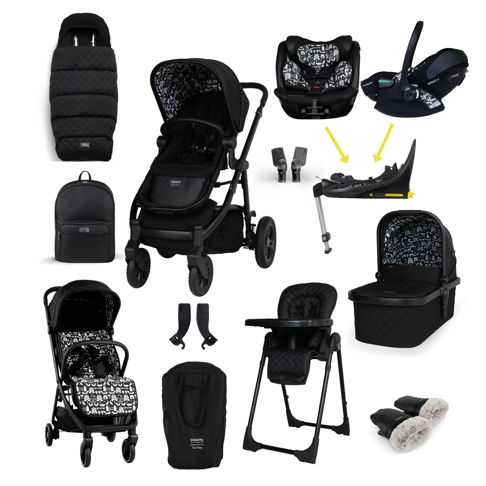 cosatto-travel-systems-cosatto-wow-3-woosh-city-ultimate-epic-bundle-silhouette-5021645077092-cosatto-wow-3-woosh-city-ultimate-epic-bundle-meadow-uk-baby-centre-1249075660 Cosatto Wow 3 & Woosh City Ultimate Epic Bundle - Silhouette - Image 1