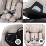 Cozy N Safe Omega 360° i-Size Car Seat - Ivory - Image 4