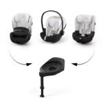 Cybex Cloud S Style i-Size Car Seat - Off White - Image 6