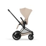 Cybex ePRIAM (Cloud T Plus) Travel System - Comfort Collection, Matt Black/Cozy Beige - Image 10
