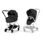 Cybex MIOS Stroller & Carrycot (Comfort) - Rose Gold/Sepia Black