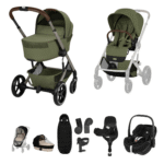 Cybex Balios S Lux (Pebble 360 PRO2) Travel System - Moss Green (2026)