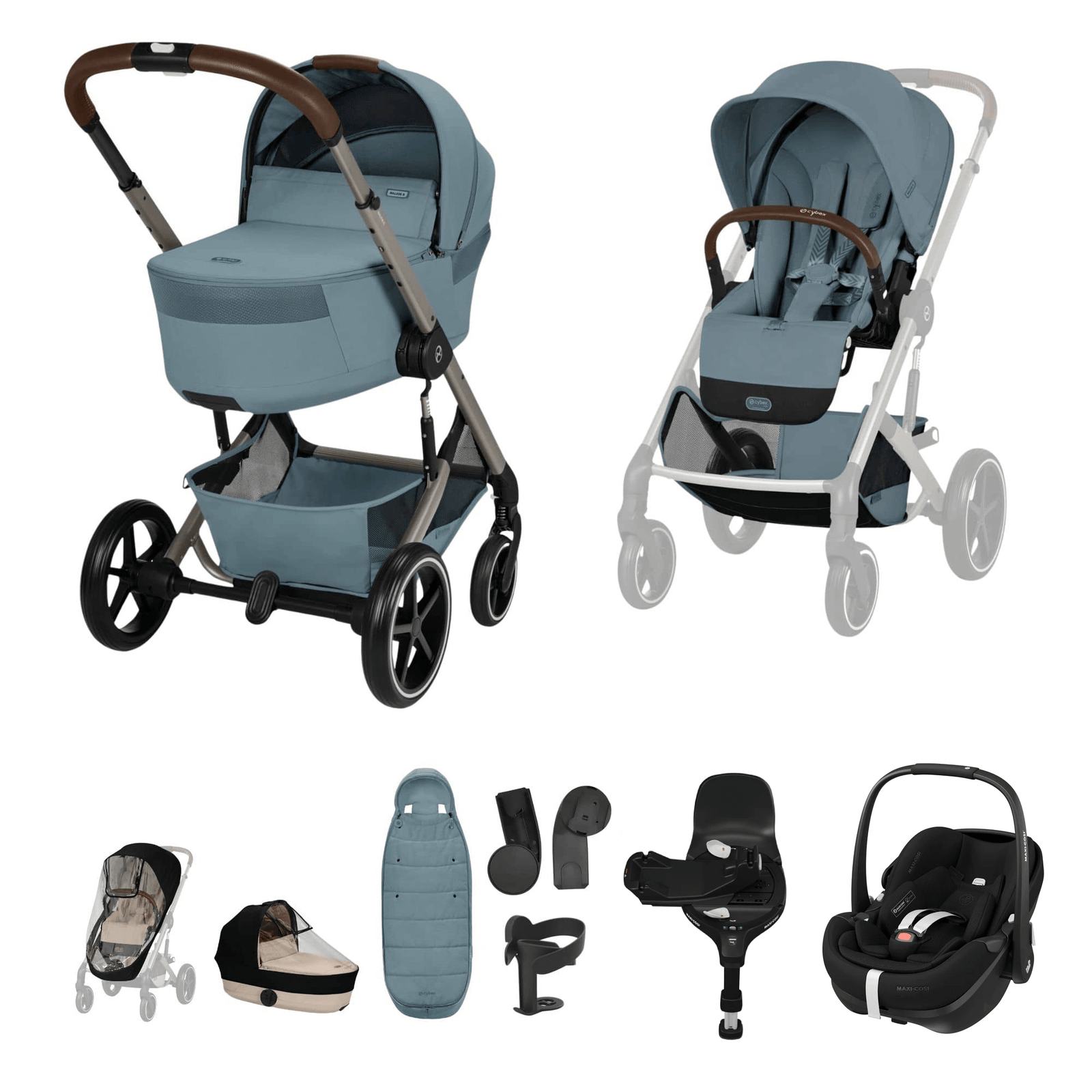 cybex-travel-systems-cybex-balios-s-lux-pebble-360-pro2-travel-system-stormy-blue-2026-cybex-balios-s-lux-pebble-360-pro2-stormy-blue-2026-1249208991 Cybex Balios S Lux (Pebble 360 PRO2) Travel System - Stormy Blue (2026) - Image 1