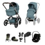 Cybex Talos S Lux (Cloud G3 Plus) Ultimate Travel System - Taupe/Stormy Blue (2026) - Image 3