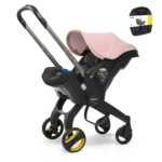 Doona+ Car Seat with Snap on Storage - Blush Pink