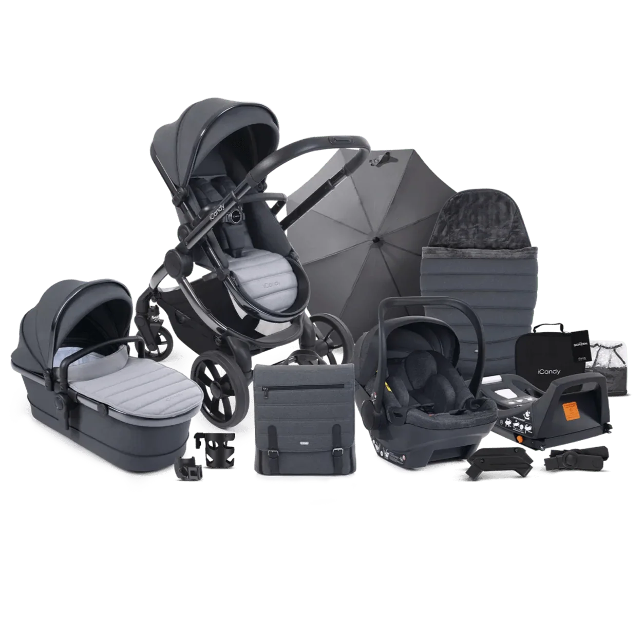 icandy-travel-systems-icandy-peach-7-cocoon-travel-system-bundle-truffle-32975791259784 iCandy Peach 7 (Cocoon) Travel System - Truffle - Image 1