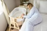 Ickle Bubba Bubba&Me Luxe Bedside Crib – Biscuit - Image 2