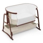 Ickle Bubba Bubba&Me Luxe Bedside Crib – Stone - Image 3