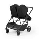 Ickle Bubba Altair Double Pram - Black - Image 3