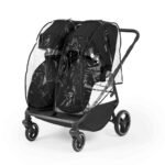 Ickle Bubba Altair Double Pram - Black - Image 9