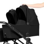 Ickle Bubba Altair Twin Pram - Black - Image 14