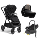 Joie Finiti Flex (Cabriofix i-Size) Travel System with Calmi Carrycot - Eclipse