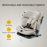 Jovikids CiCI TT i-Size Car Seat - Milkstone - Image 6