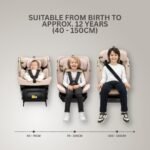 Jovikids Ranger TT i-Size 360 Rotating Car Seat - Rosewood - Image 2