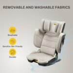 Jovikids Rober+ Folding Highback Booster Seat - Milkstone - Image 9