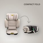 Jovikids Rober+ Folding Highback Booster Seat - Milkstone - Image 8