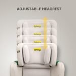 Jovikids Rober+ Folding Highback Booster Seat - Milkstone - Image 5