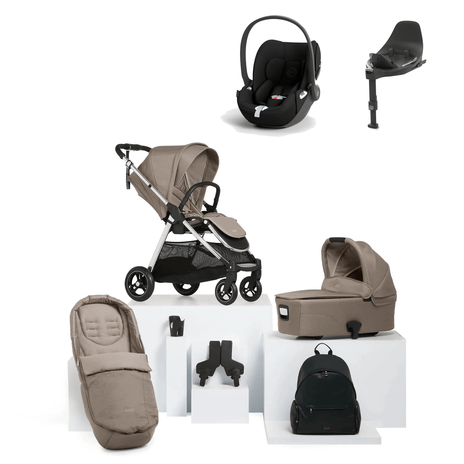 mamas-papas-travel-systems-mamas-papas-flip-xt3-cloud-t-travel-system-stone-mamas-papas-flip-xt3-cloud-t-travel-system-stone-1253768289 Mamas & Papas Flip XT3 (Cloud T) Travel System - Stone - Image 1