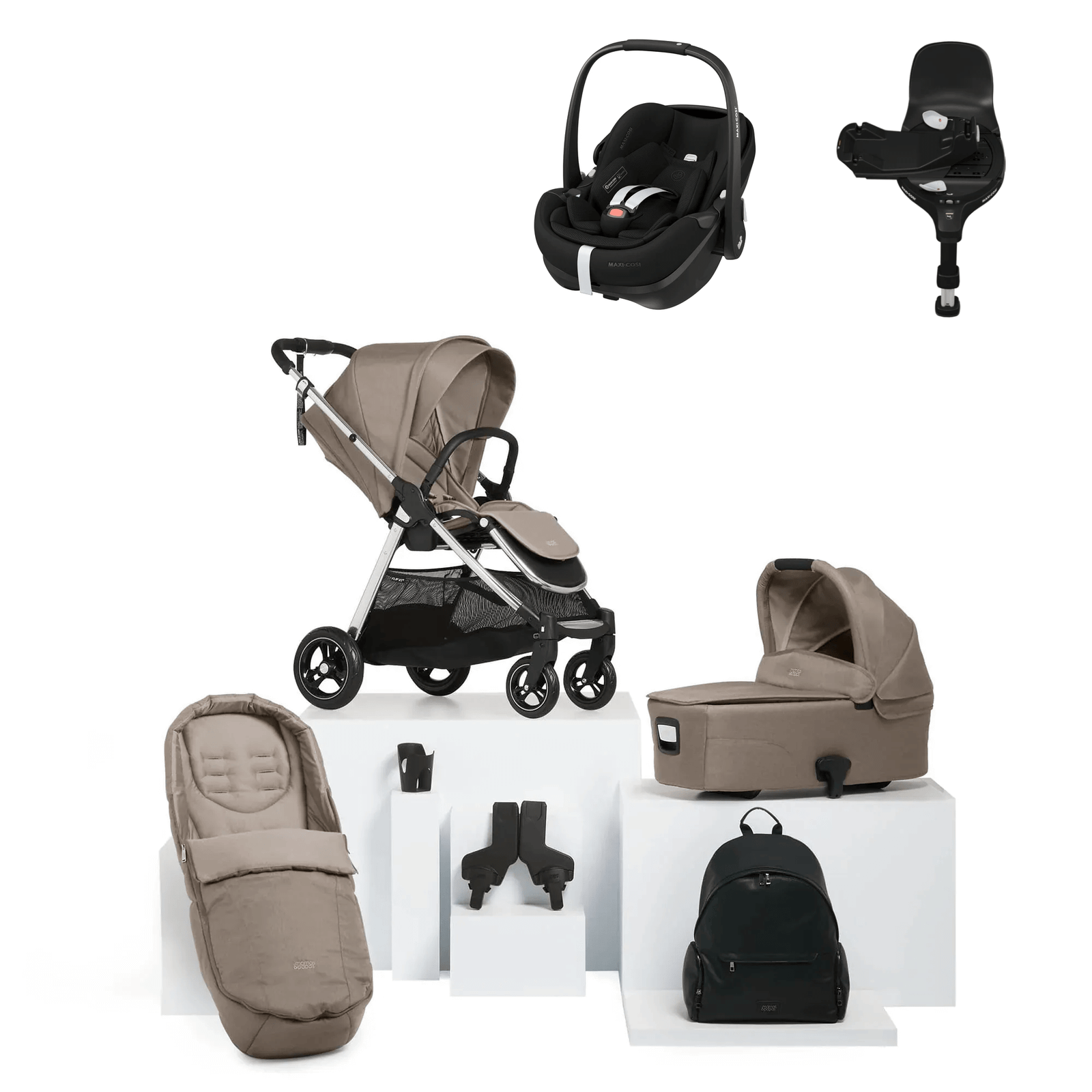 mamas-papas-travel-systems-mamas-papas-flip-xt3-pebble-360-pro2-travel-system-stone-mamas-papas-flip-xt3-pebble-360-pro2-travel-system-stone-1253768286 Mamas & Papas Flip XT3 (Pebble 360 PRO2) Travel System - Stone - Image 1