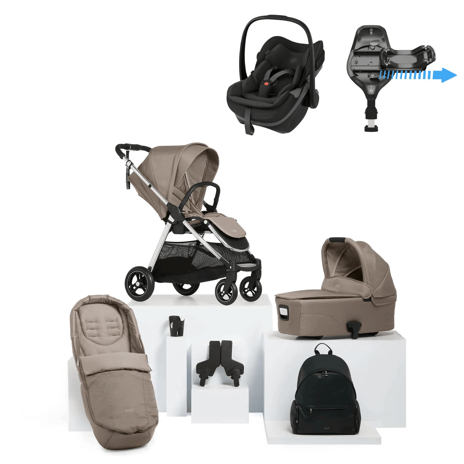 mamas-papas-travel-systems-mamas-papas-flip-xt3-pebble-slide-pro-travel-system-stone-mamas-papas-flip-xt3-pebble-slide-pro-travel-system-stone-1253768280 Mamas & Papas Flip XT3 (Pebble Slide Pro) Travel System - Stone - Image 1