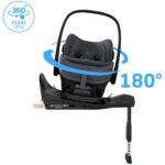 Maxi Cosi Pebble Slide Pro Car Seat and Base - Moon Graphite - Image 5