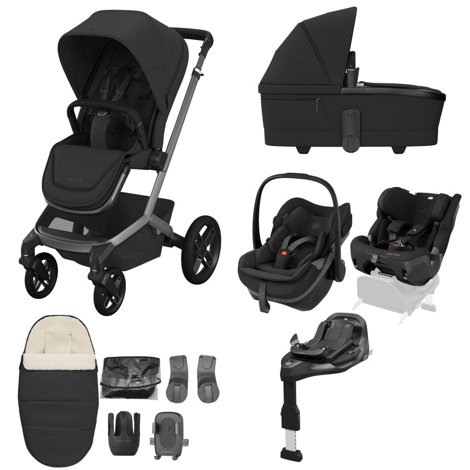 maxi-cosi-travel-systems-maxi-cosi-fame-10-piece-premium-family-travel-system-black-onyx-8720291004250-maxi-cosi-fame-10-piece-travel-system-birth-to-4-years-uk-baby-centre-1247875216 Maxi Cosi Fame (10 Piece) Premium Family Travel System - Black Onyx - Image 1