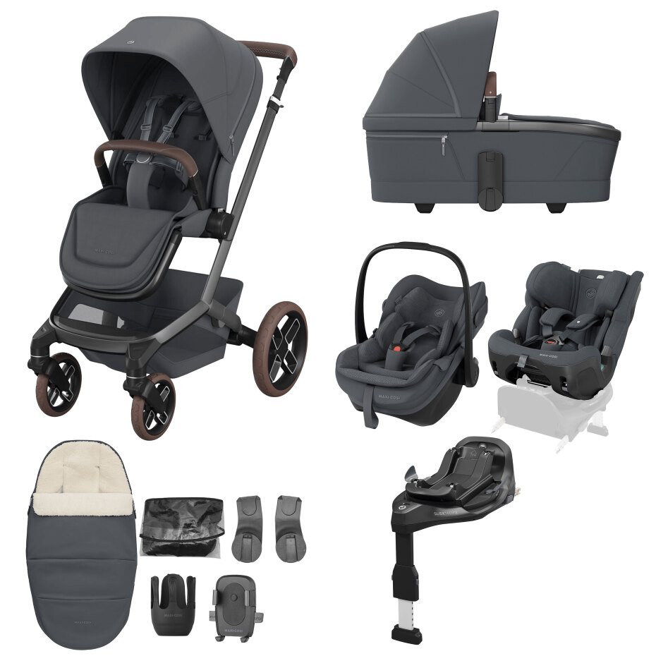 maxi-cosi-travel-systems-maxi-cosi-fame-10-piece-premium-family-travel-system-moon-graphite-8720291004281-maxi-cosi-fame-10-piece-travel-system-moon-graphite-uk-baby-centre-1247875214 Maxi Cosi Fame (10 Piece) Premium Family Travel System - Moon Graphite - Image 1