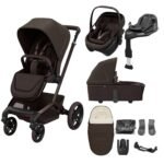Maxi Cosi Fame (8 Piece) Ultimate Travel System - Espresso Brown