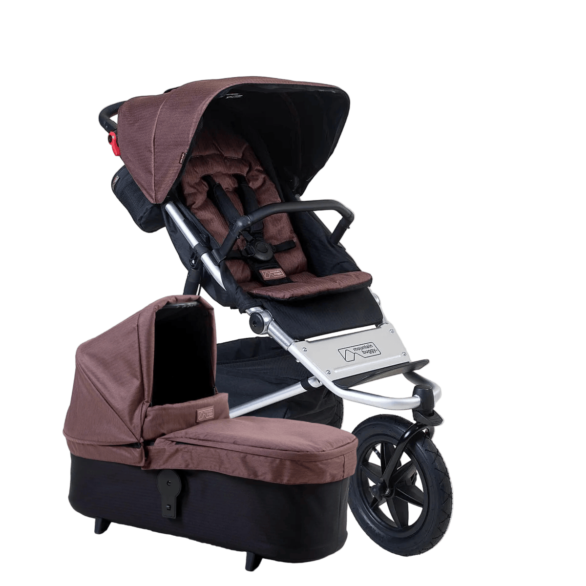 mountain-buggy-pushchairs-mountain-buggy-urban-jungle-with-carrycot-heritage-collection-mustang-mountain-buggy-urban-jungle-all-terrain-3-wheel-pushchair-1246397499 Mountain Buggy Urban Jungle with Carrycot - Heritage Collection, Mustang - Image 1