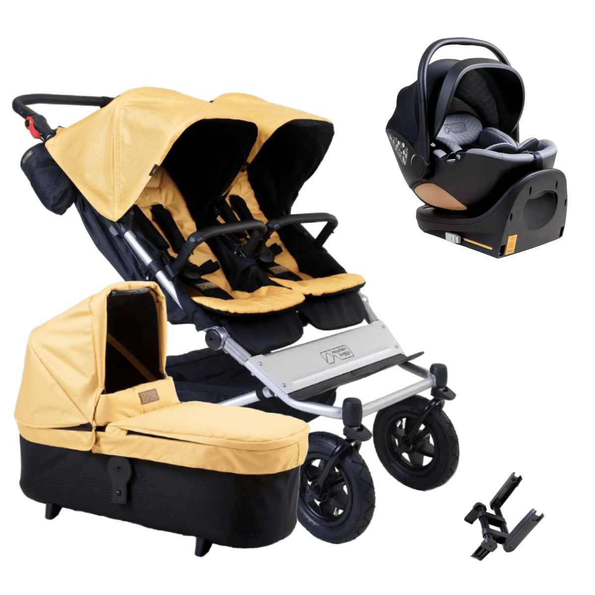 mountain-buggy-travel-systems-mountain-buggy-duet-nest-travel-system-solare-mountain-buggy-duet-nest-i-size-travel-system-solare-uk-baby-centre-1248486674 Mountain Buggy Duet (Nest) Travel System - Solare - Image 1