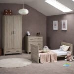 Obaby Nika Cot Bed - Grey Wash - Image 2