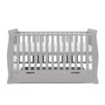 Obaby Stamford Classic Sleigh Cot Bed - Warm Grey - Image 6