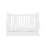Obaby Stamford Mini Sleigh Cot Bed - White - Image 11