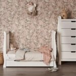 Obaby Stamford Mini Sleigh Cot Bed - White - Image 3