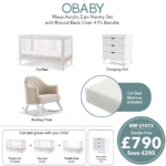 OBaby Maya (4 Piece) Furniture Set - Acrylic