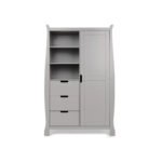 Obaby Stamford Classic Sleigh (3 Piece) Room Set - Warm Grey - Image 15