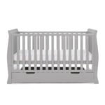 Obaby Stamford Classic Sleigh (3 Piece) Room Set - Warm Grey - Image 12
